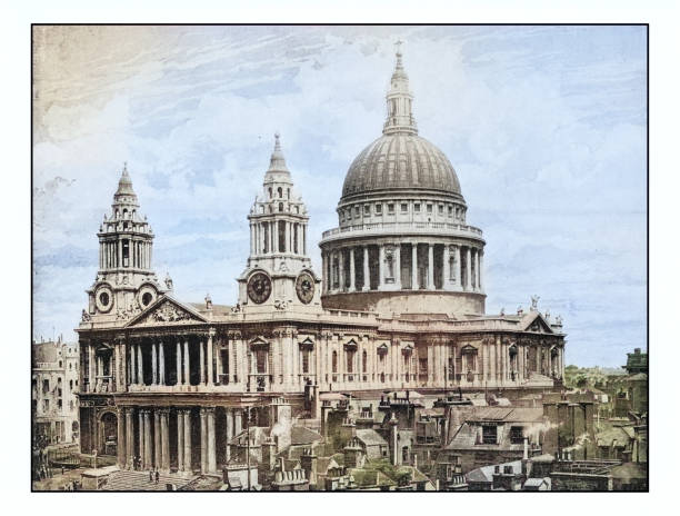 istock Antique London's photographs: St Paul's Cathedral 2024963134