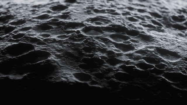 Flying over the surface of a moon