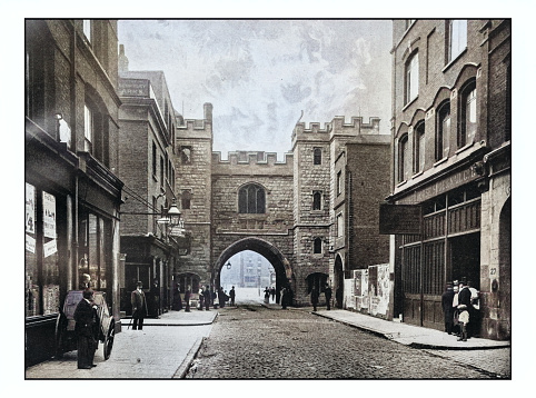 Antique London's photographs: St John's Gate, Clerkenwell