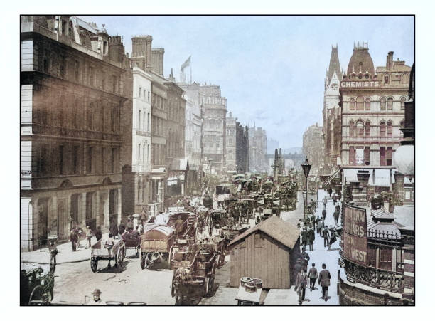 istock Antique London's photographs: New bridge street, Blackfriars 2024991921