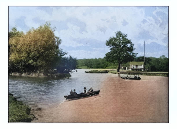 istock Antique London's photographs: Connaught Water, Epping forest 2024993845