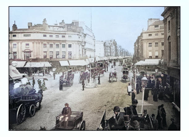 istock Antique London's photographs: Regent Circus and Oxford Street 2025001830