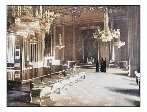 Antique London's photographs: Throne room, Buckingham Palace