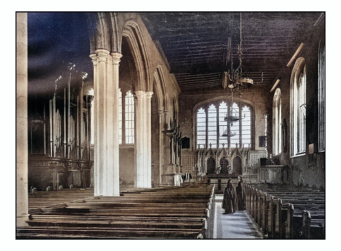 Antique London's photographs: Tower of London, Interior of St Peter's Chapel