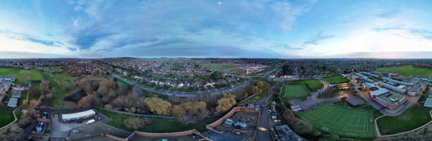 istock Panoramic view of East Luton City 2025049488