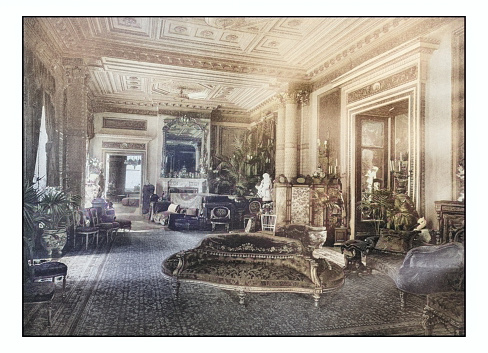 Antique London's photographs: Drawing room in Marlborough House
