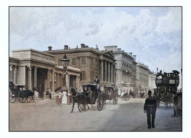 istock Antique London's photographs: Hyde Park Corner and Apsley House 2025070790