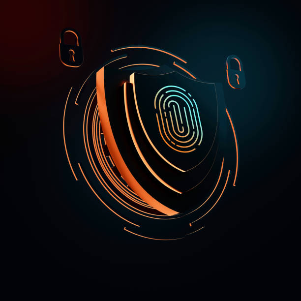 istock Cybersecurity and privacy concepts to protect data. 3D illustration 2025078954