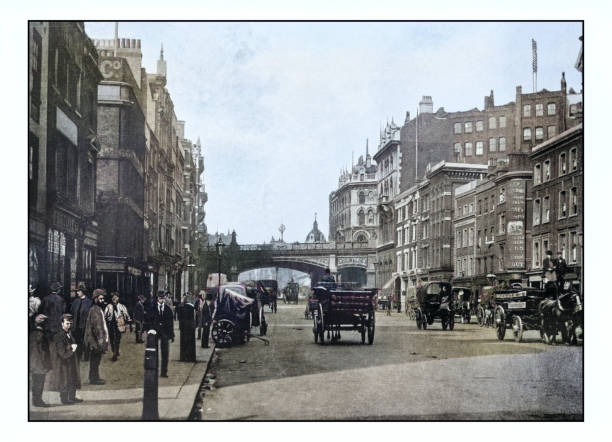 istock Antique London's photographs: Holborn viaduct, Farringdon Street 2025081204