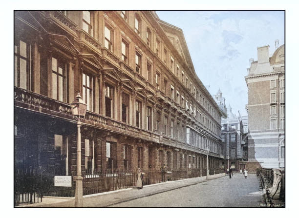 istock Antique London's photographs: Adelphi Terrace, Garrick's House 2025089372