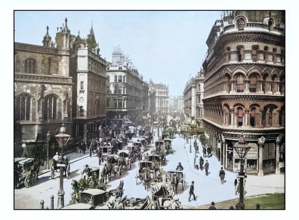 istock Antique London's photographs: Queen Victoria Street 2025124982