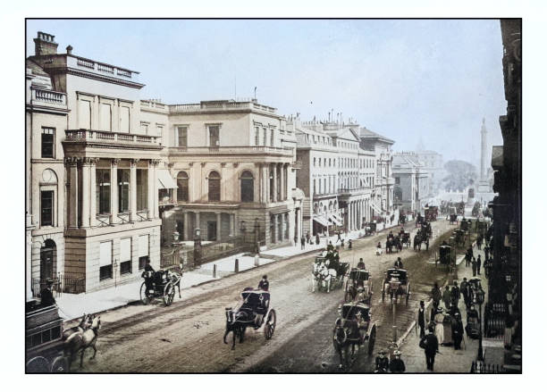 istock Antique London's photographs: Regent Street and Waterloo Place 2025128245