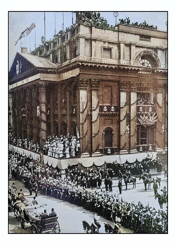Antique London's photographs: Royal Procession at The Mansion House