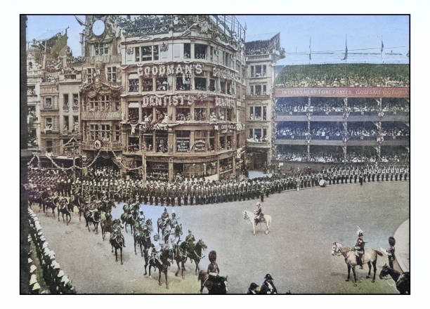 Antique London's photographs: Royal Procession side of St Paul's Cathedral