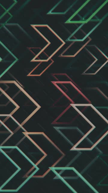 Vertical Video - Shiny Arrows Pattern Abstract Background
