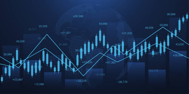 istock World business graph or stock market chart or forex trading graph in graphic concept. Financial investment or business economic trend candlestick graph. Business idea and technology innovation design 2025219588