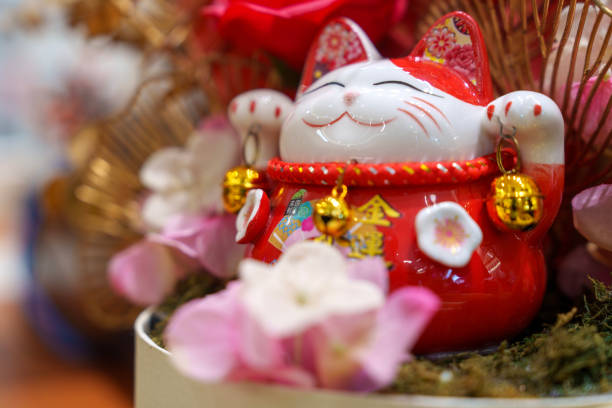 The Maneki-neko, also known as the \