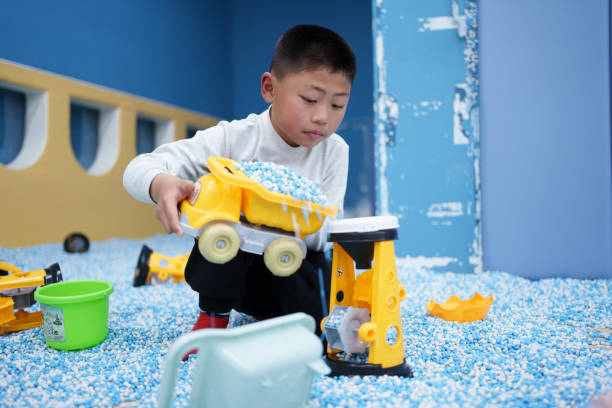 man operating a backhoe machine
