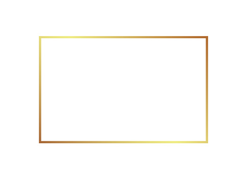 Gold frame border golden vector thin boarder square element.