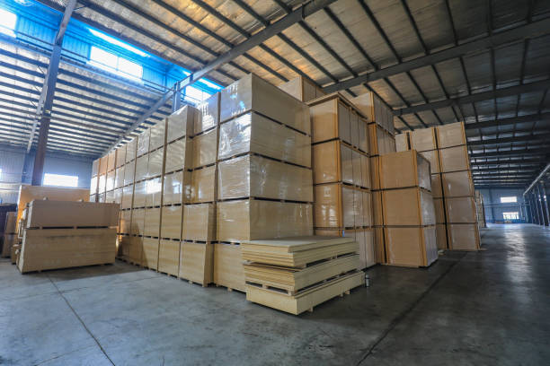 istock Wood board products are in the storage workshop, North China 2025319297