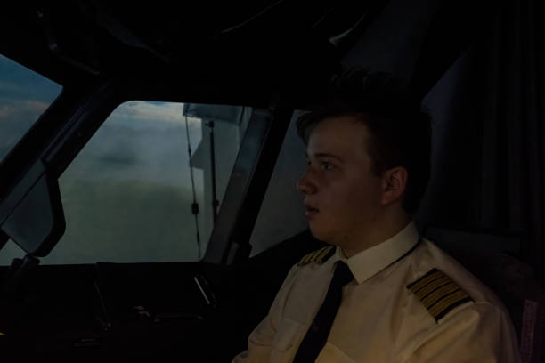 istock Pilot stands prepared at all times during night flight 2025330594