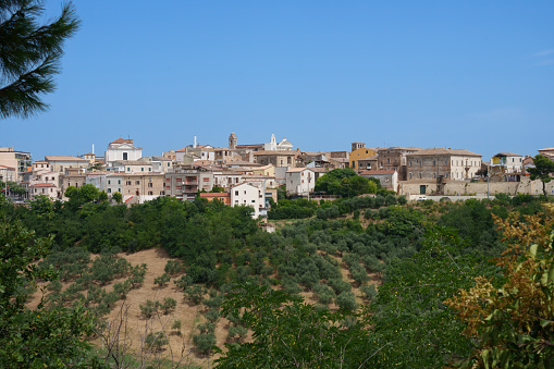 View of Pianella, historic town in  Pescara province, Abruzzo, Italy