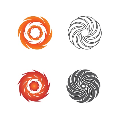 Vortex logo symbol icon illustration design vector