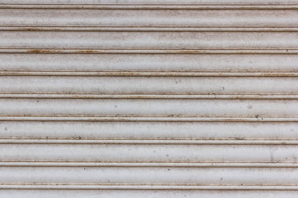 texture of old galvanized door with dust
