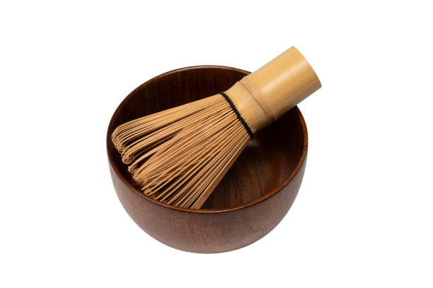 istock Bamboo crown and bamboo bowl isolated on a white background. 2025394651