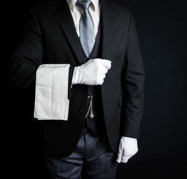 istock Butler Standing at YourService 2025446411