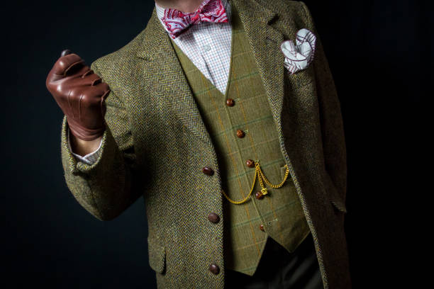 istock British Gentleman in Tweed Suit and Leather Gloves 2025447476