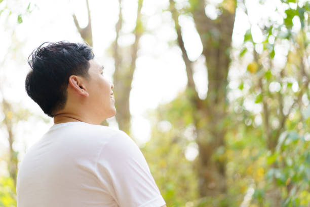 istock Asian man enjoying in nature. 2025452242