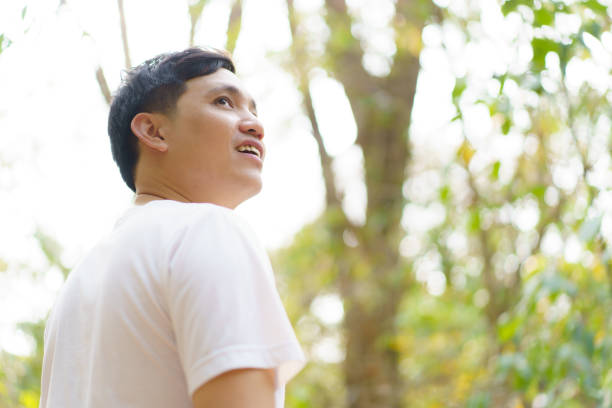istock Asian man enjoying in nature. 2025452246