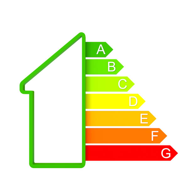istock house profile and energy classification arrows. isolated on white. 2025492210