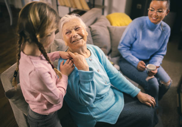 istock three generation family , they have fun at home 2025543058