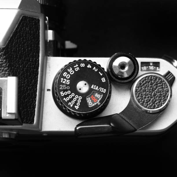 istock Old Vintage Film Camera with Manual Focus Lens 2025559858