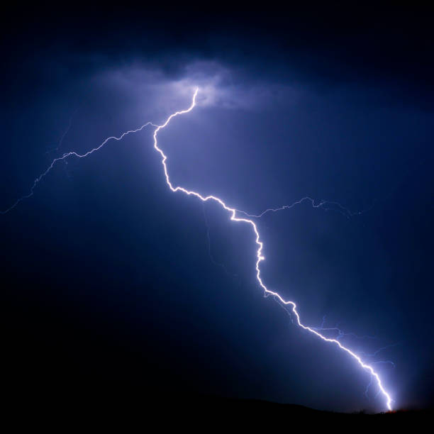 istock Lightning Bolt on Mountain with Radio Tower 2025559861