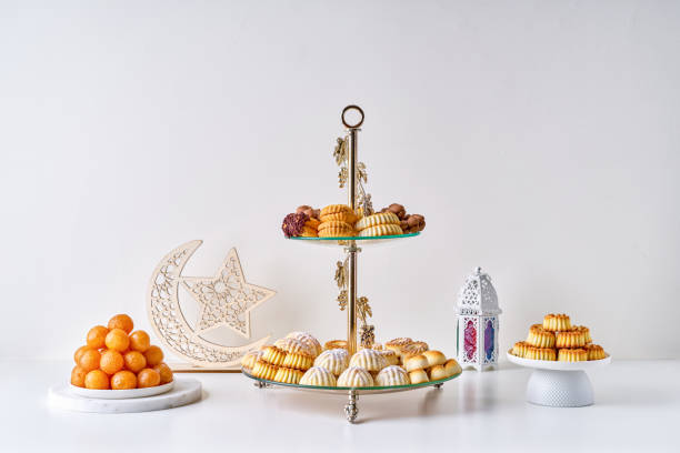 istock Arabic cuisine.  Maamoul with dates, pistachio   or walnuts . Traditional middle eastern sweets  for celebration  Eid Al- Fitr after Ramadan 2025639051