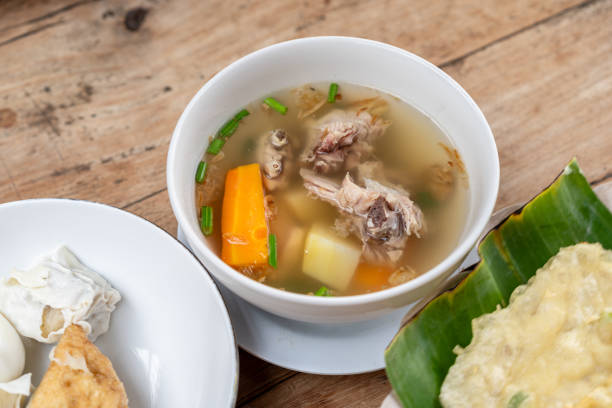 Indonesian Vegetables Soup stock photo