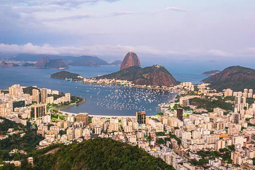 View of Rio de Janeiro from Dona Marta Viewpoint - Brazil