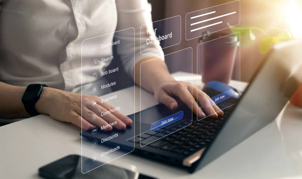istock Ads dashboard screen digital. Online advertising ,digital marketing and ad on internet to targeted customers. 2025893767
