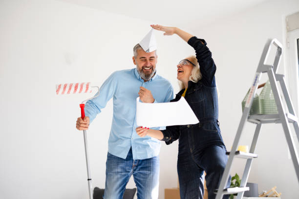 istock Mature couple renovating new apartment 2025899009