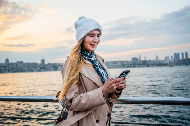 istock Woman using phone in Istanbul 2025921413