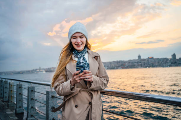 istock Woman using phone in Istanbul 2025924050