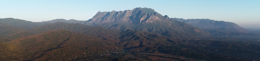 The Doi Chiang Dao mountain range in Thailand