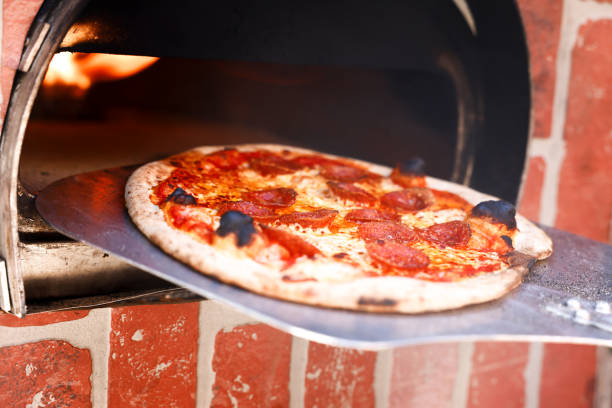 istock Close Up Freshly Baked Pepperoni Pizza 2025983384