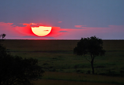 Sunset in Kenya