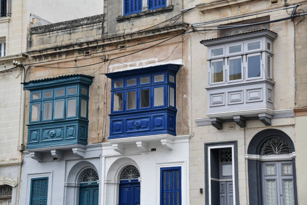 istock Houses With Bay Windows In Valletta, Malta 2026016474