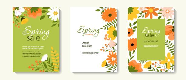 stockillustraties, clipart, cartoons en iconen met web - lente