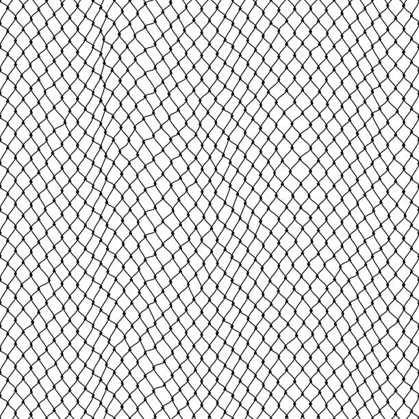 illustrazioni stock, clip art, cartoni animati e icone di tendenza di modello a rete, sfondo a rete, maglia da calcio - commercial fishing net netting fishing striped